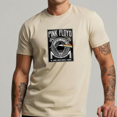 Imagem de Camiseta Pink Floyd Masculina Banda Rock Clássico Estampa Dark Side Al