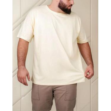 Imagem de Camiseta Algodão Plus Size Tamanho Grande G1 G2 G3 G4 G5 - Lishoope, O