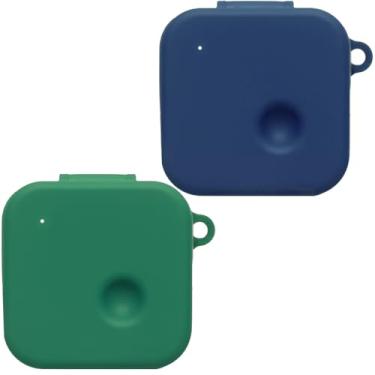 Imagem de Acddeny Compatível com CMF Nothing Ear (3) capas de fone de ouvido, [suporta carregamento sem fio] [capa protetora à prova de choque] capa de silicone para fone de ouvido (azul-verde)