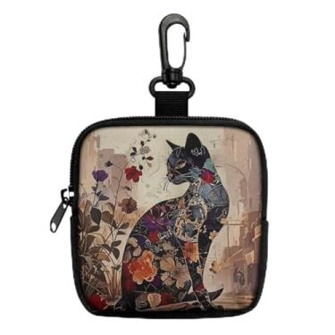 Imagem de Porta-chaves mini porta-moedas, porta-cartões, organizador de cabos de dados, bolsa com zíper, LCS multicolorido 27188