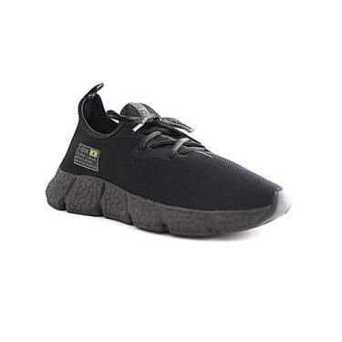 Imagem de Tênis Masculino Ultra Leve Texturizado Moderno - T-BOX, Preto, 40