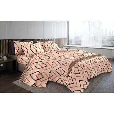 Imagem de Jogo de Lençol de Cama King Luxo, 4 Peças, – Tecido de Qualidade Premium, Toque Macio, 1200 Fios, Estampado Importado