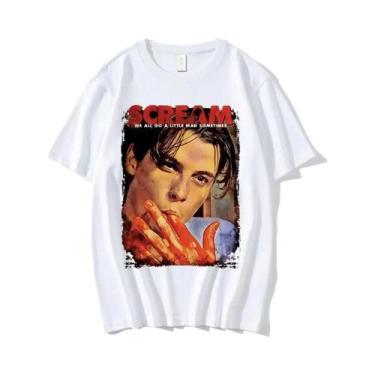 Imagem de Camiseta Feminina De Halloween Com Estampa De Filme De Terror Scream, 
