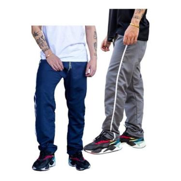 Imagem de 2 Calças  Adulto Tactel Slim Esportiva Estiloso Inverno 076 - J94, 1 a