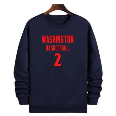 Imagem de Blusa Moletom Gola Basquete Washington Basketball número 2 - Loja Clic