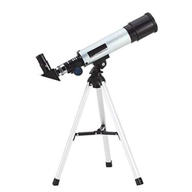 Imagem de pcagfaajmh Telescópio astronômico com tripé, telescópio com zoom monocular, telescópio para observar estrelas da lua