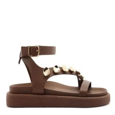 Imagem de Papete Anacapri Aplicações Marrom-Feminino