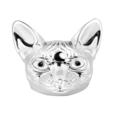 Imagem de Colar Com Pingente De Patinha De Cão Em Prata 925 Para Mulheres, Estil