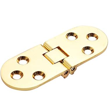 Imagem de 10 peças/conjunto de dobradiças semicirculares, dobradiças ocultas dobráveis, dobradiças invisíveis de aço inoxidável para armário