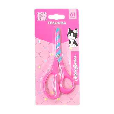 Imagem de TESOURA ESCOLAR 13,5CM BLISTER REBECCA BONBON RB1801