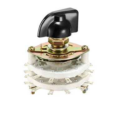 Imagem de 2P11T 2 polos, 11 posições, 2 canais, deck, seletor de interruptor rotativo com botão