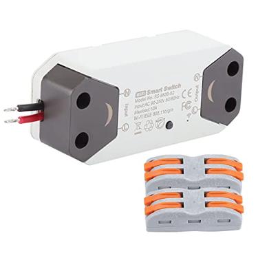 Imagem de AYNEFY Interruptor Inteligente para Casa Interruptor de Luz Inteligente Controle de Voz Automático Universal Disjuntor Com Temporizador Remoto Adequado para Famílias Ocupadas Entusiastas de