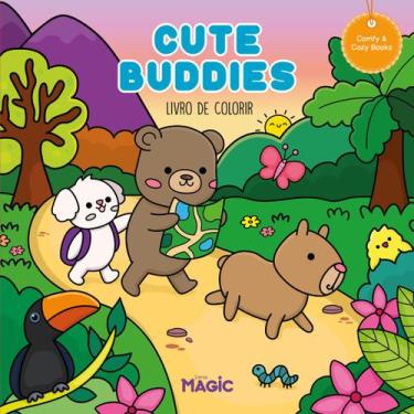 Imagem de Livro - Cute Buddies - Livro de Colorir