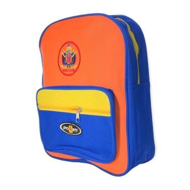 Imagem de Mochila Kids Infantil Escolar Laranja/Azul