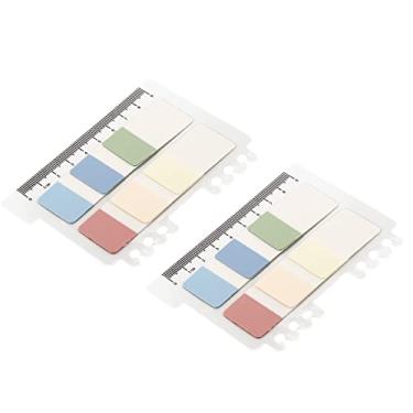 Imagem de SPYMINNPOO Notas Adesivas, Material PET Transparente Com 6 Cores para Uso Doméstico, Escolar e de Escritório