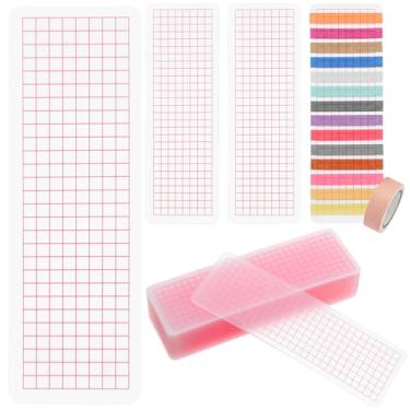 Imagem de Toyvian Organizador de Fitas Washi, 50 Unidades, Cartões de Plástico para Armazenamento de Fitas de Papel, Organizador de Pacotes Com Cantos Arredondados para Artesanato Diy, Escritório, Casa,