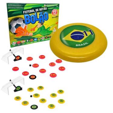 Imagem de Futebol De Botão Bolão 12 Seleções Mundiais Original Gulliver Copa Do 