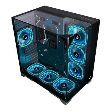 Imagem de Gabinete Gamer Rise Mode Galaxy Full Glass, Mid Tower, ATX, Sem FANs, - RM-CA-FG-B-Unissex