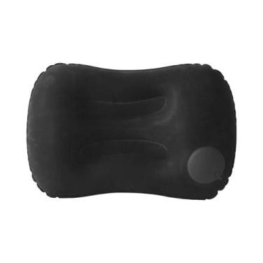 Imagem de Almofada Inflável Ultra Macia E Portátil Para Suporte Do Pescoço E Lom