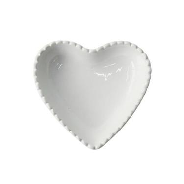 Imagem de Porta joia coração de ceramica 16x15x4cm - QUERO PRESENTEAR