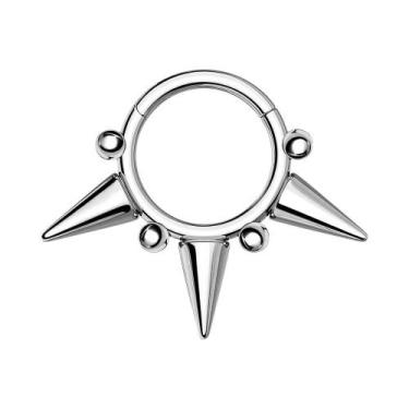 Imagem de Piercing De Aço Inoxidável Em Formato De Coração Para Orelha (Tragus, 