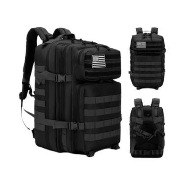 Imagem de Mochila Tática Impermeável De 50L Grande Capacidade Para Viagens Ao Ar