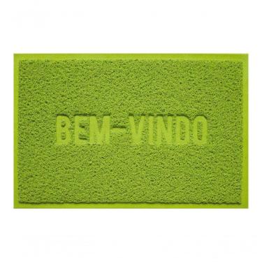 Imagem de Capacho De Poa Vinílico Color Block Verde 60x40cm - Uzoo Capacho Vinilico Color Block 60x40cm Verde 375c