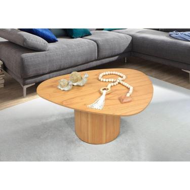 Imagem de Mesa De Centro Treviso Com Base Redonda Amêndoa