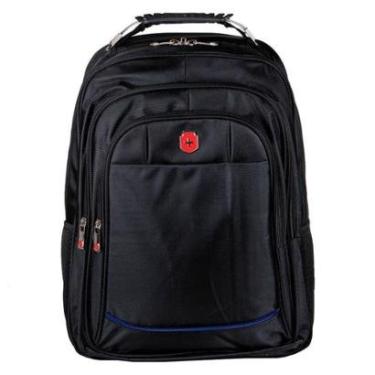 Imagem de Mochila Executiva Swissland para Notebook Preto/azul-Unissex