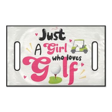 Imagem de Liuqpwys Toalha de assento para carrinho de golfe para meninas 132 x 81 cm cobertor universal para assento de carrinho de golfe acessórios universais para cobertor de assento de carrinho de golfe