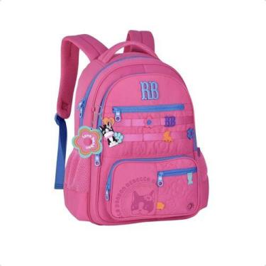 Imagem de Mochila Escolar Rebecca Bonbon Flower Power Original 17.5 Feminina Com