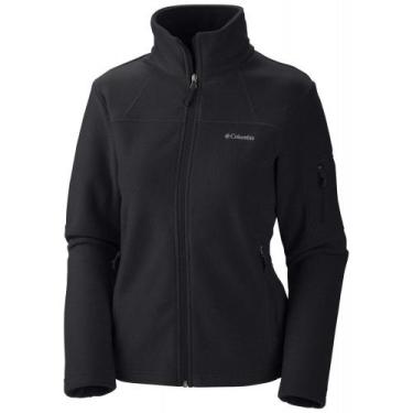 Imagem de Fleece Columbia Fast Trek II Full zip - feminino - preto e cinza, Pto,