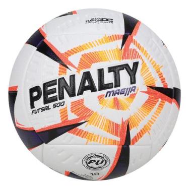Imagem de Bola Futsal Penalty Mag11A R2 XXVI Paulistão, Branco, Roxo, Único
