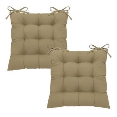 Imagem de Kit Futton 2 unidades 40x40cm Macio C/Diversas Cores Futon Para Cadeir
