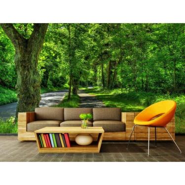 Imagem de Papel de Parede Floresta Autocolante 1x1m PVC