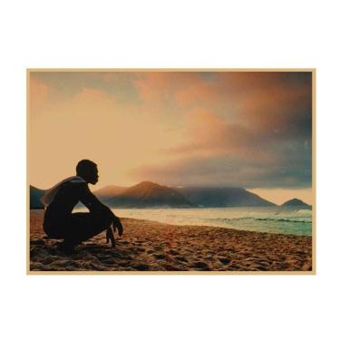 Imagem de Pôster Cidade de Deus em papel kraft vintage 29,7x42cm