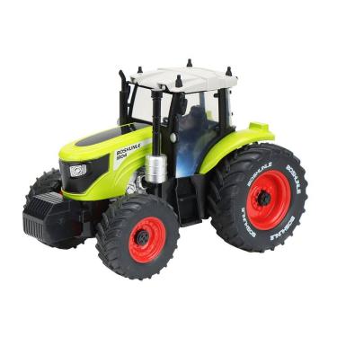 Imagem de Trator Toy Farm verde em escala 1:24 com luzes e som