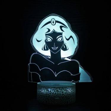 Imagem de Luz noturna neva brancos com mudança de cor LED 3D para crianças - yiw