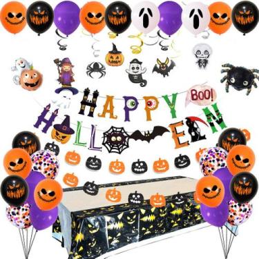 Imagem de Kit de balões de Halloween, balões de látex para festas, 37 unidades -