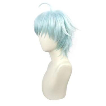 Imagem de Peruca de cosplay Genshins Impacts Chongyun Synthetic Hair 30cm - yiwe