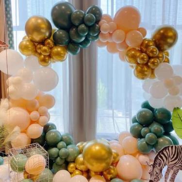 Imagem de Kit Balloon Garland 118 unidades de balões de látex para festa - yiwei