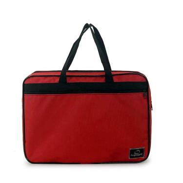 Imagem de 10 Bolsa Maleta Porta Documento Contrato Pasta Mao Vermelho
