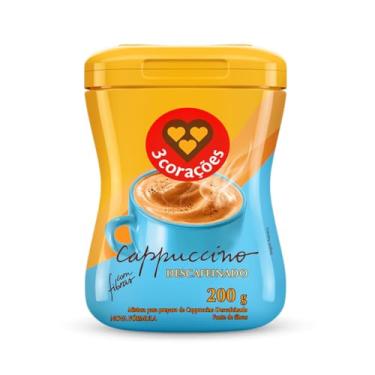 Imagem de 3 Corações Cappuccino Descafeinado, 200g