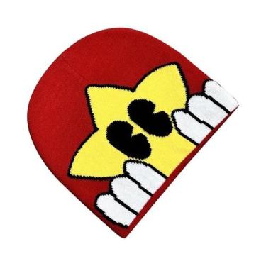 Imagem de Gorro Unissex Quente De Lã Estampado Estilo Y2K, Acessório Hip Hop - N