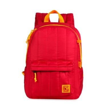 Imagem de Mochila Média Puff Oficial BBB 26 Bagaggio Vermelha, M, Vermelho