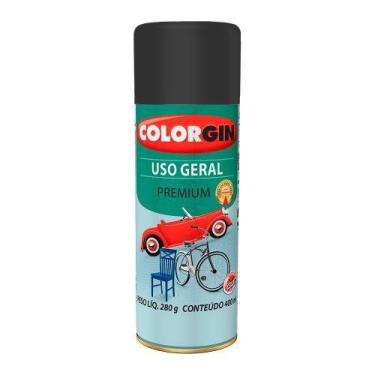 Imagem de Spray Uso Geral Fosco Preto Fosco (54001) - Colorgin