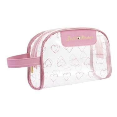 Imagem de Kit Bolsa De Praia + Necessaire Flor Rosa - Jacki Design