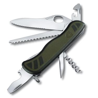 Imagem de Canivete Victorinox Soldier`s 08 - 10 funções - Verde e Preto - 0.8461.MWCH