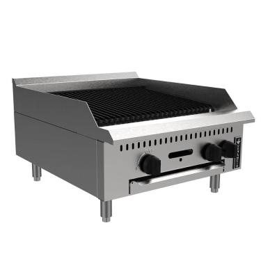 Imagem de Chapa Grill Charbroiler Prime De Mesa Venâncio A Gás Baixa Pressão Em Aço Inox 60cm Pcg060g-me