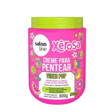 Imagem de Creme Pentear Salon Line Xêrosa Pop 800g: Hidratação Profunda e Frizz 